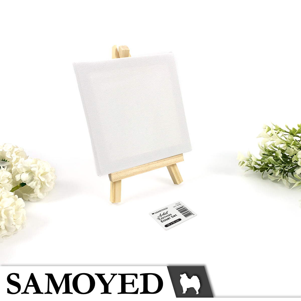 Canvas Easel Set Samoyed ACES-WV 10 x 10 cm