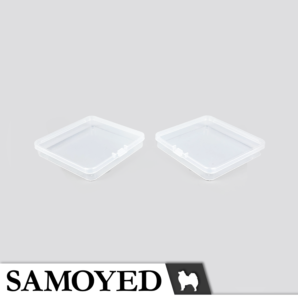 Plastic Box Samoyed SD 75 x 75 x 15 mm