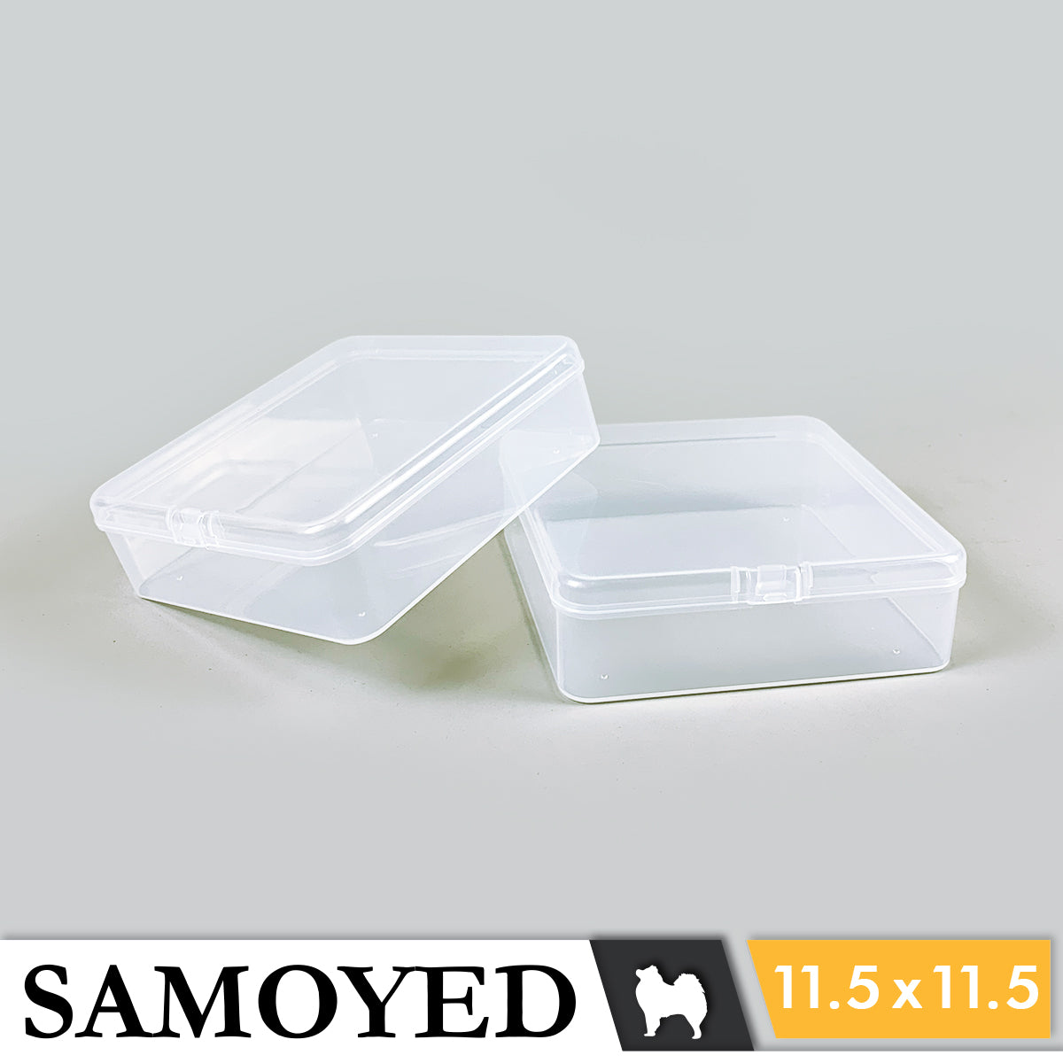 Plastic Box Samoyed SE 115 x 115 x 36 mm