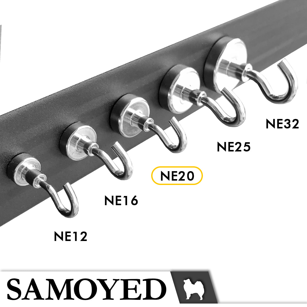 Magnetic Hook Samoyed HKMG-NE20