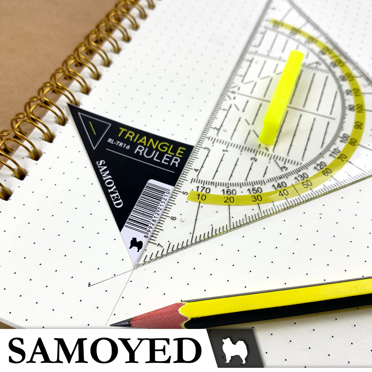 Triangle Ruler Samoyed RL-TR