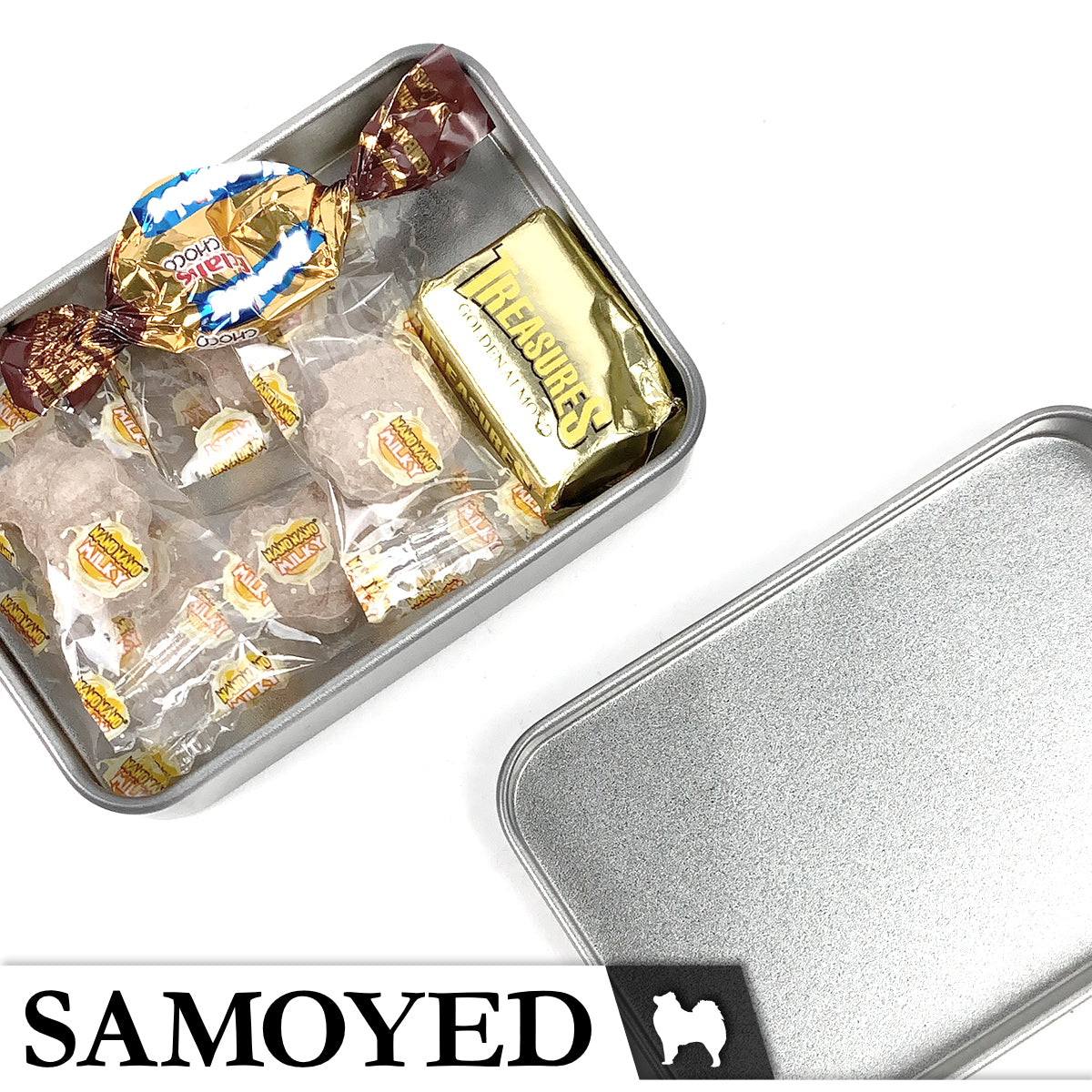 Tinplate Box Samoyed TNPX-A 88 x 60 x 18 mm