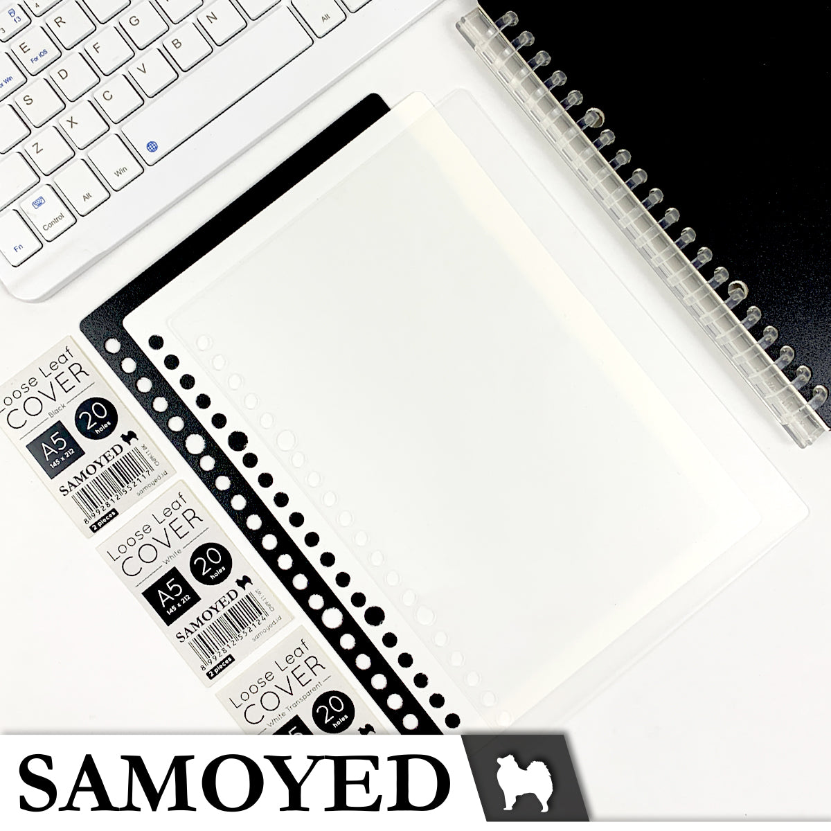 Loose Leaf Cover A5 Samoyed CNPP-11