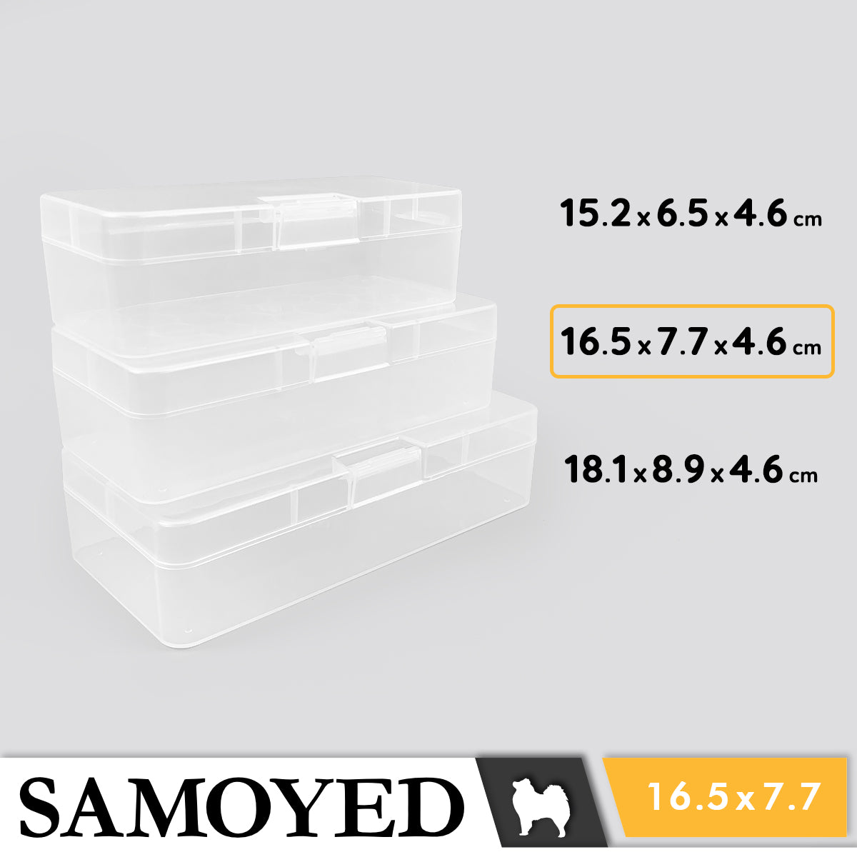 Plastic Box Samoyed HF 165 x 77 x 46 mm