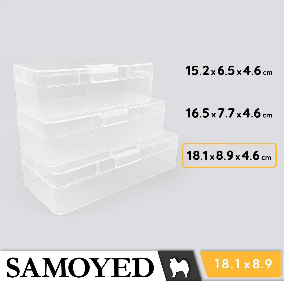 Plastic Box Samoyed HF 181 x 89 x 46 mm