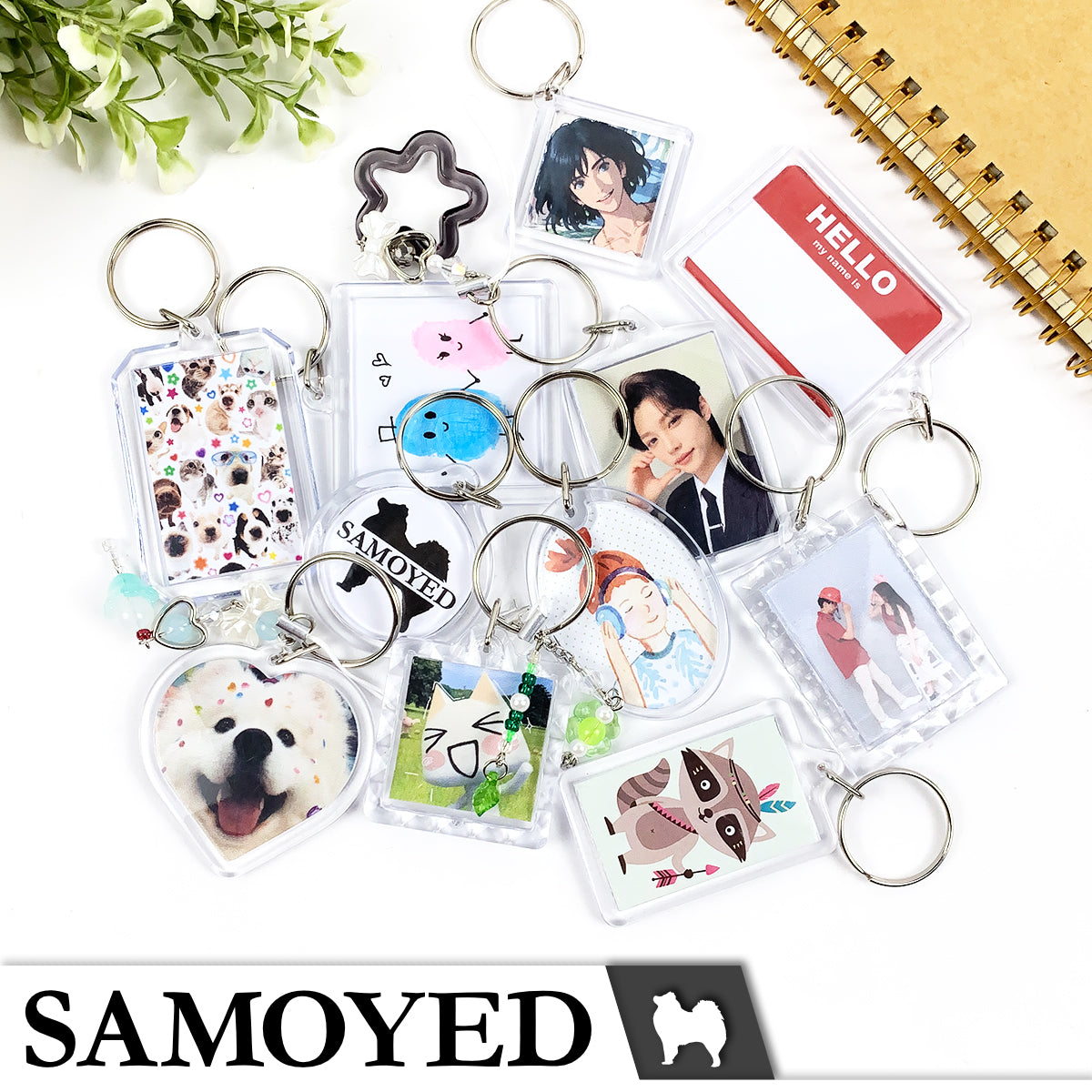 Keyring Samoyed KYIN-FM1
