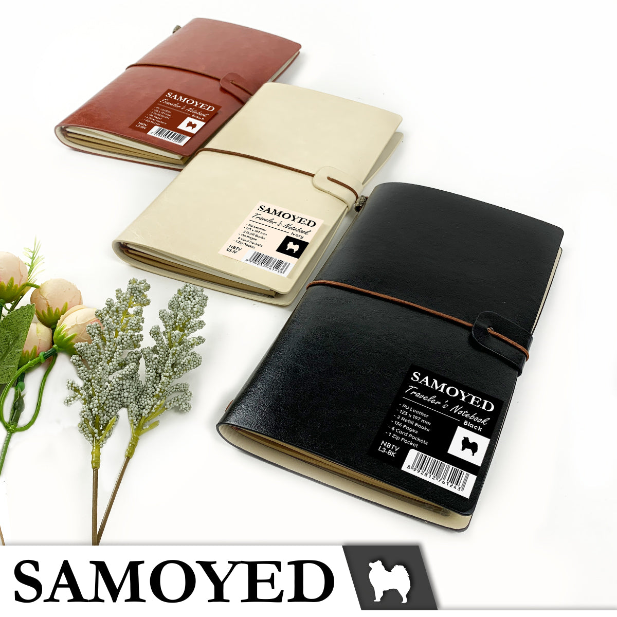 Traveler's Notebook Samoyed NBTV-L3