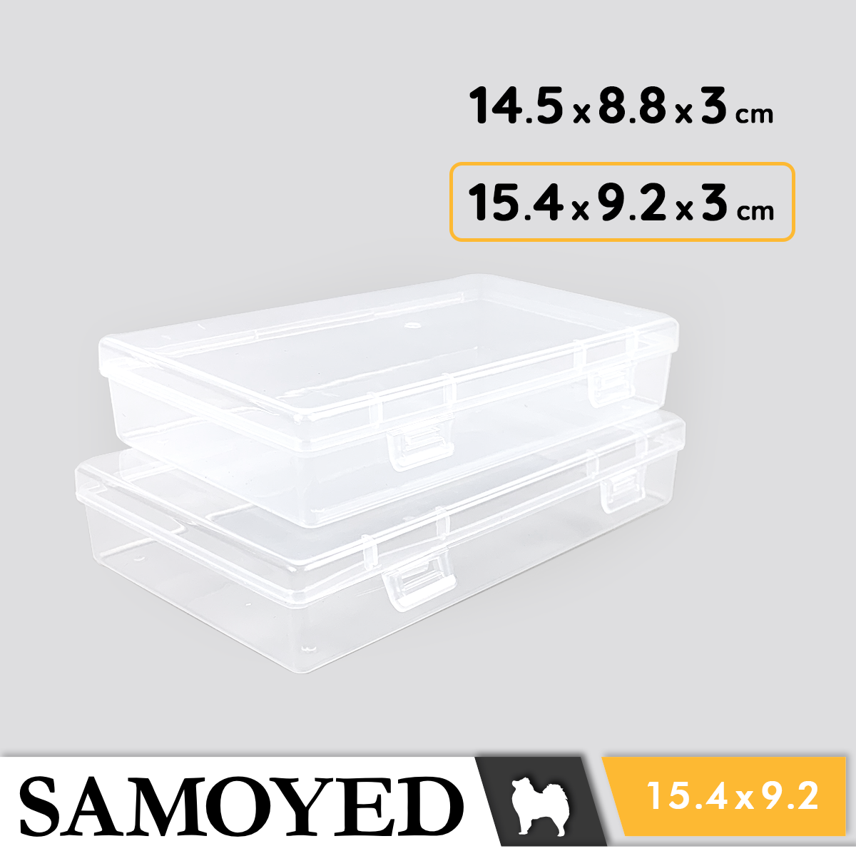 Plastic Box Samoyed SV 154 x 92 x 30 mm