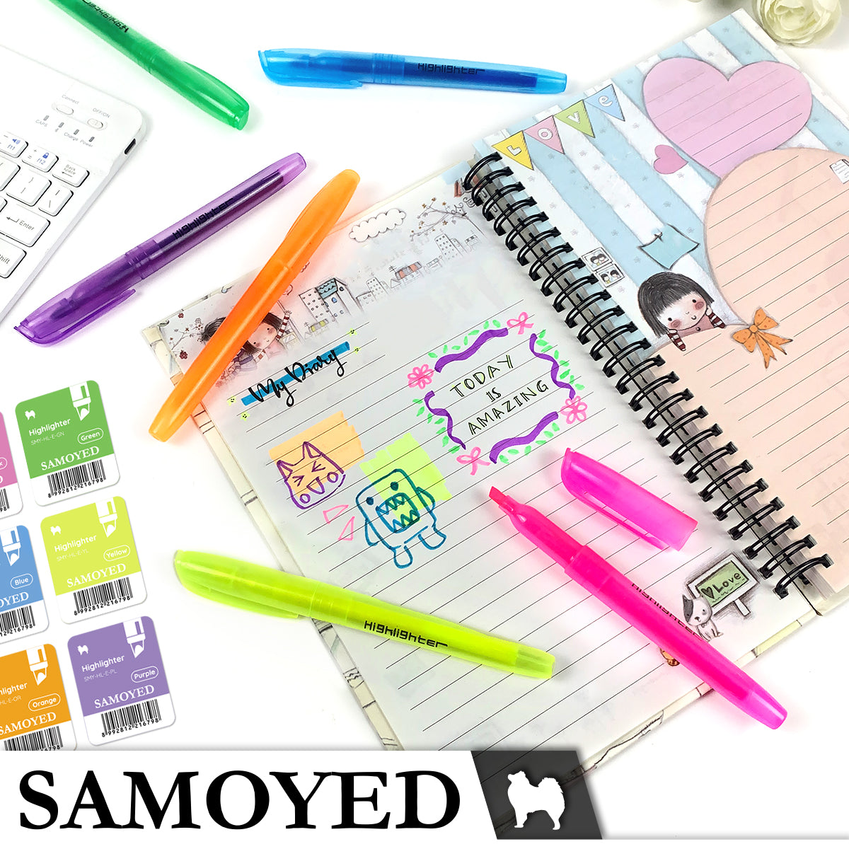 Highlighter Samoyed HL-E