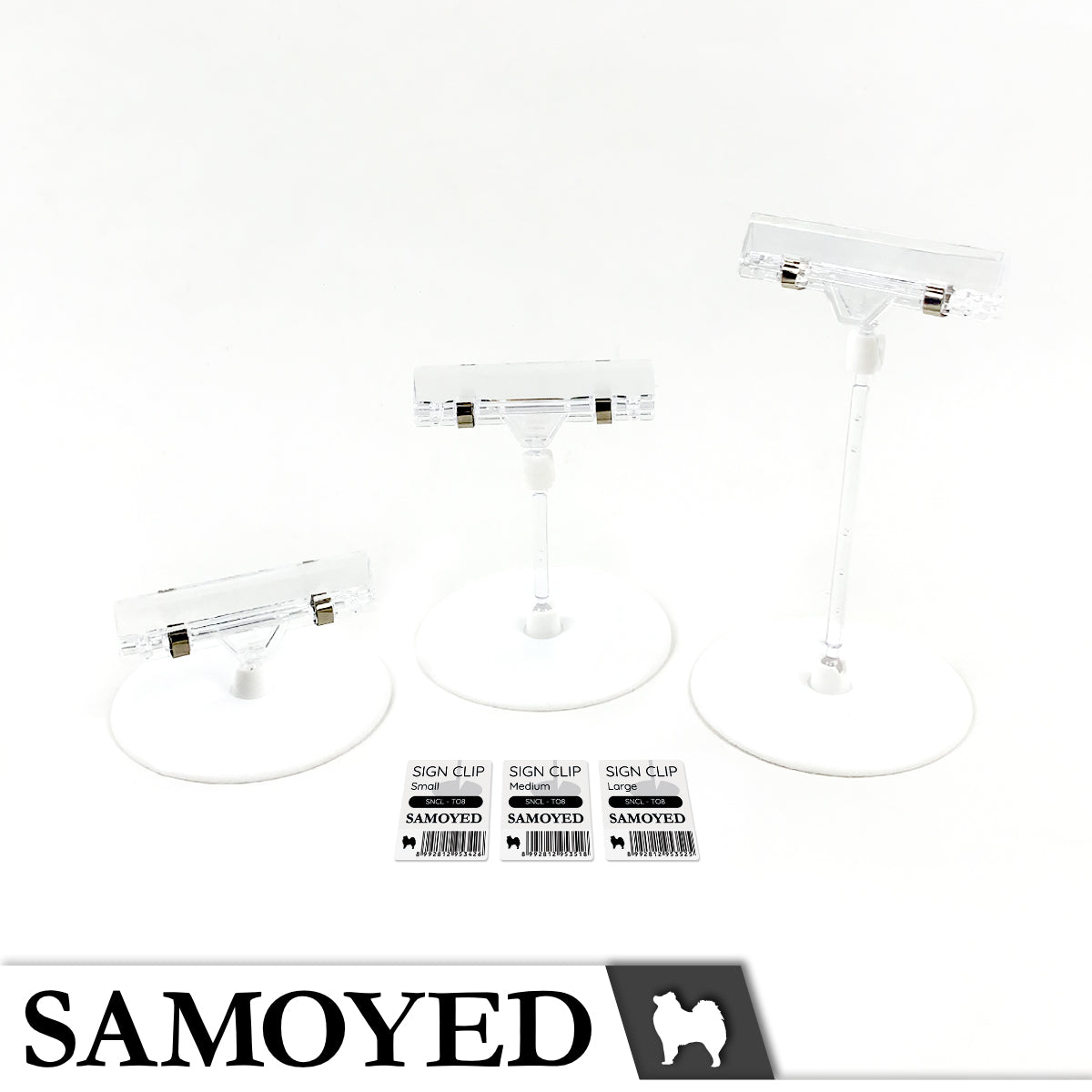 Sign Clip Samoyed SNCL-TO8