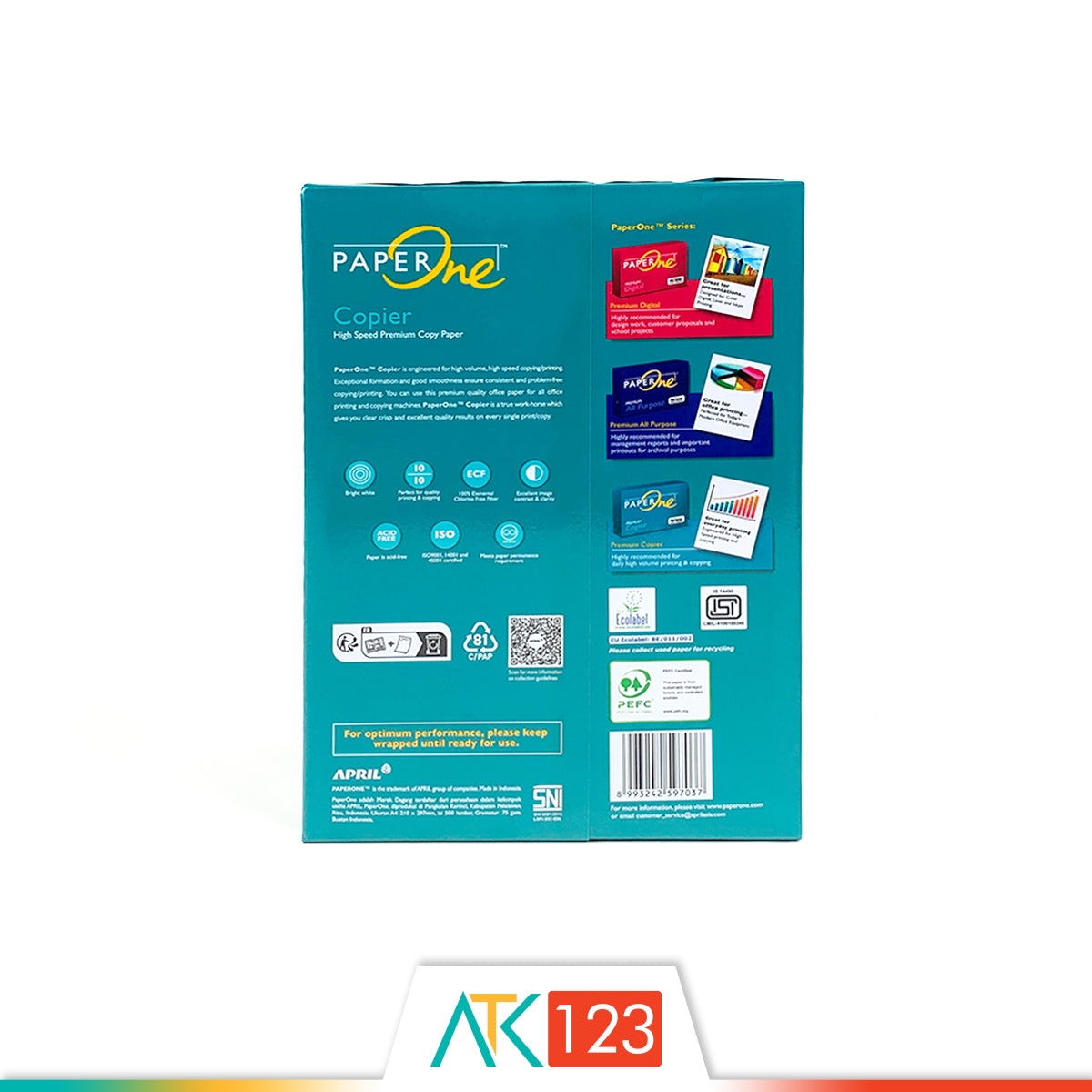 Kertas HVS Paper One A4 75 gsm
