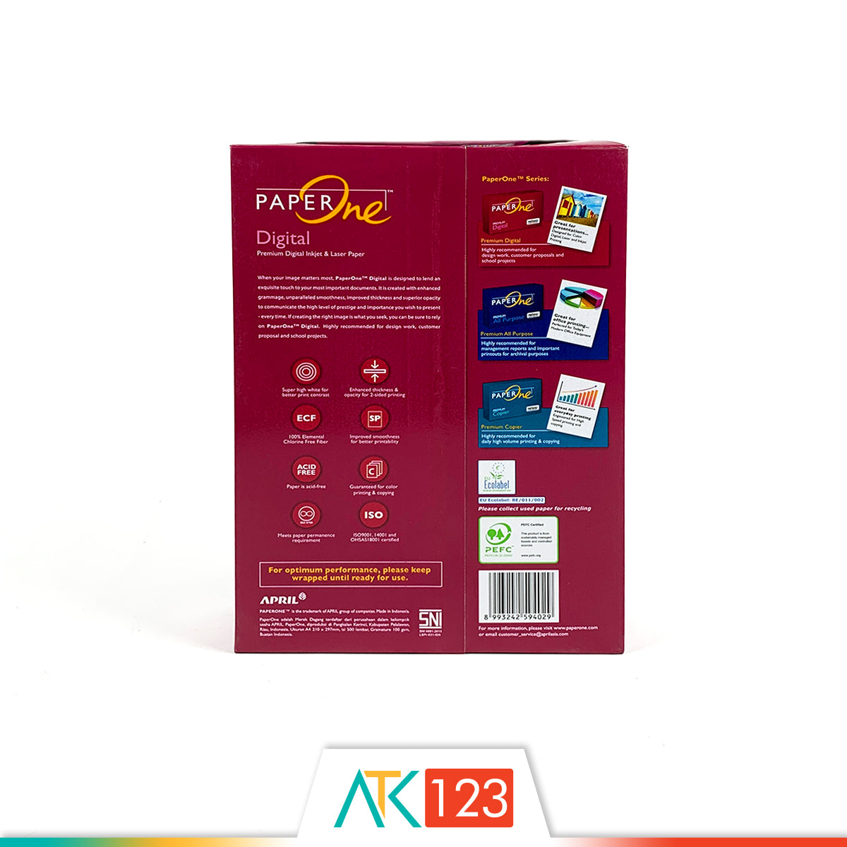Kertas HVS Paper One A4 100 gsm