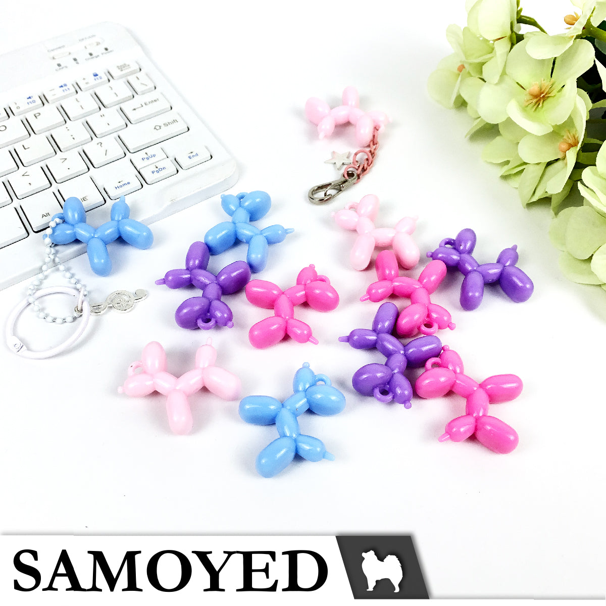Accessory Charm Samoyed CHRM-PD-BLD1
