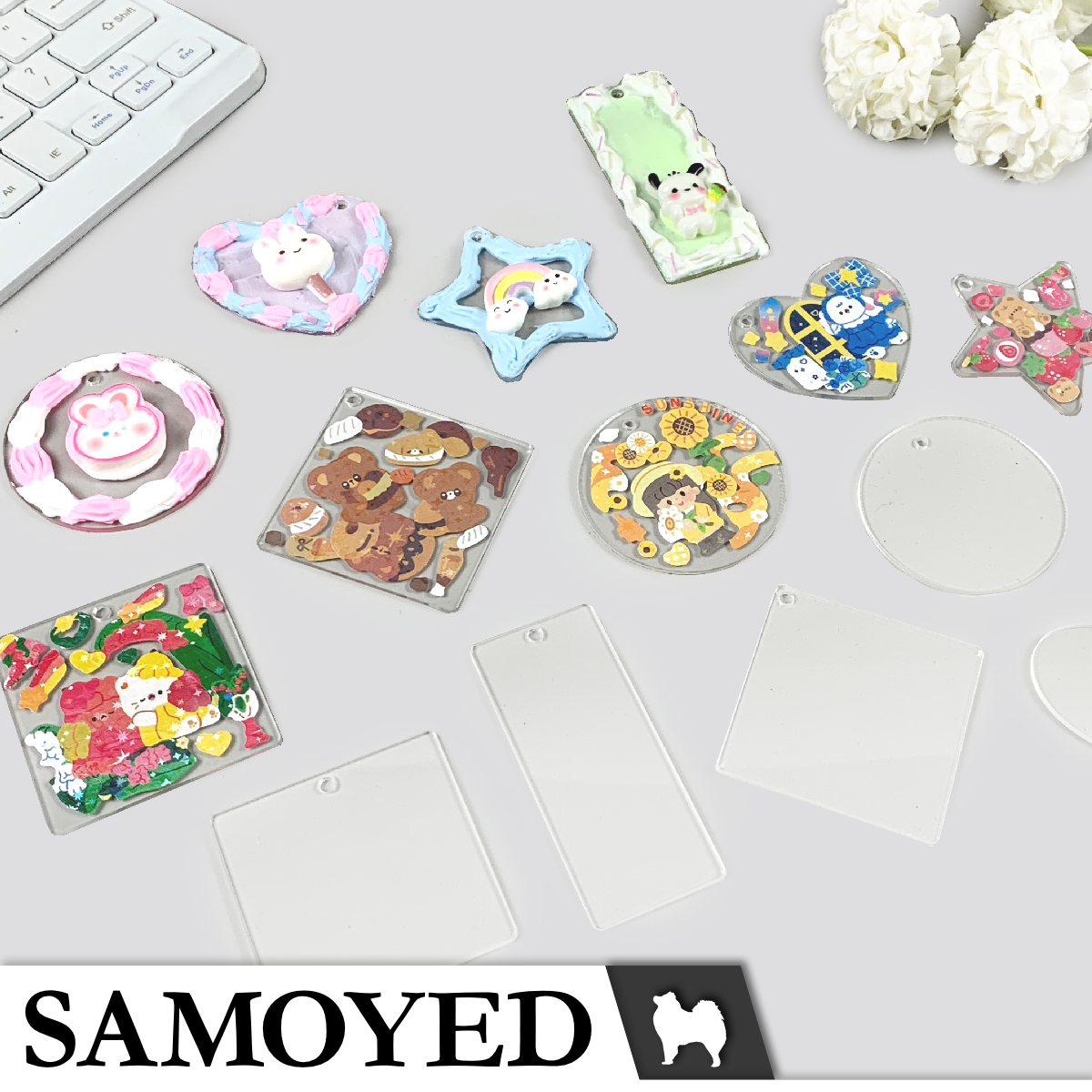 Accessory Charm Samoyed CHRM-AC9