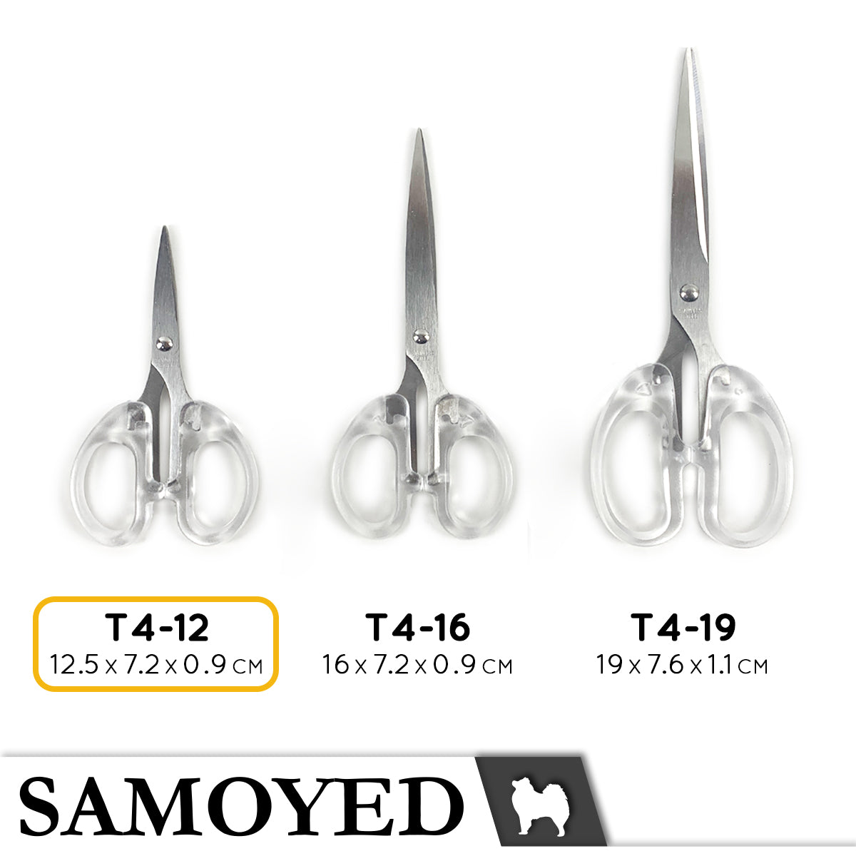 Scissors Samoyed SC-T4-12