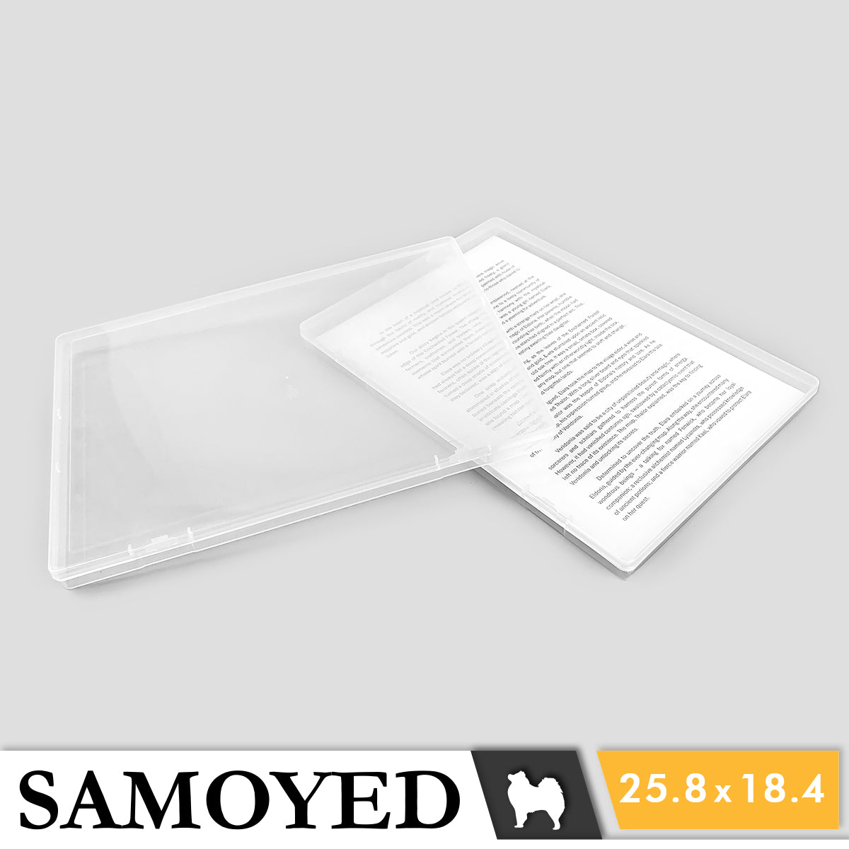 Plastic Box Samoyed SM 258 x 184 x 17 mm