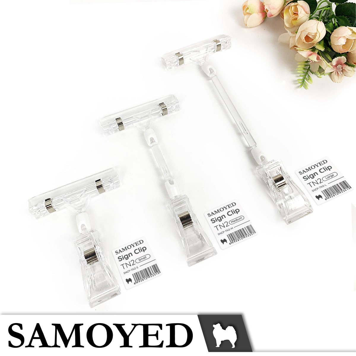 Sign Clip Samoyed SNCL-TN2