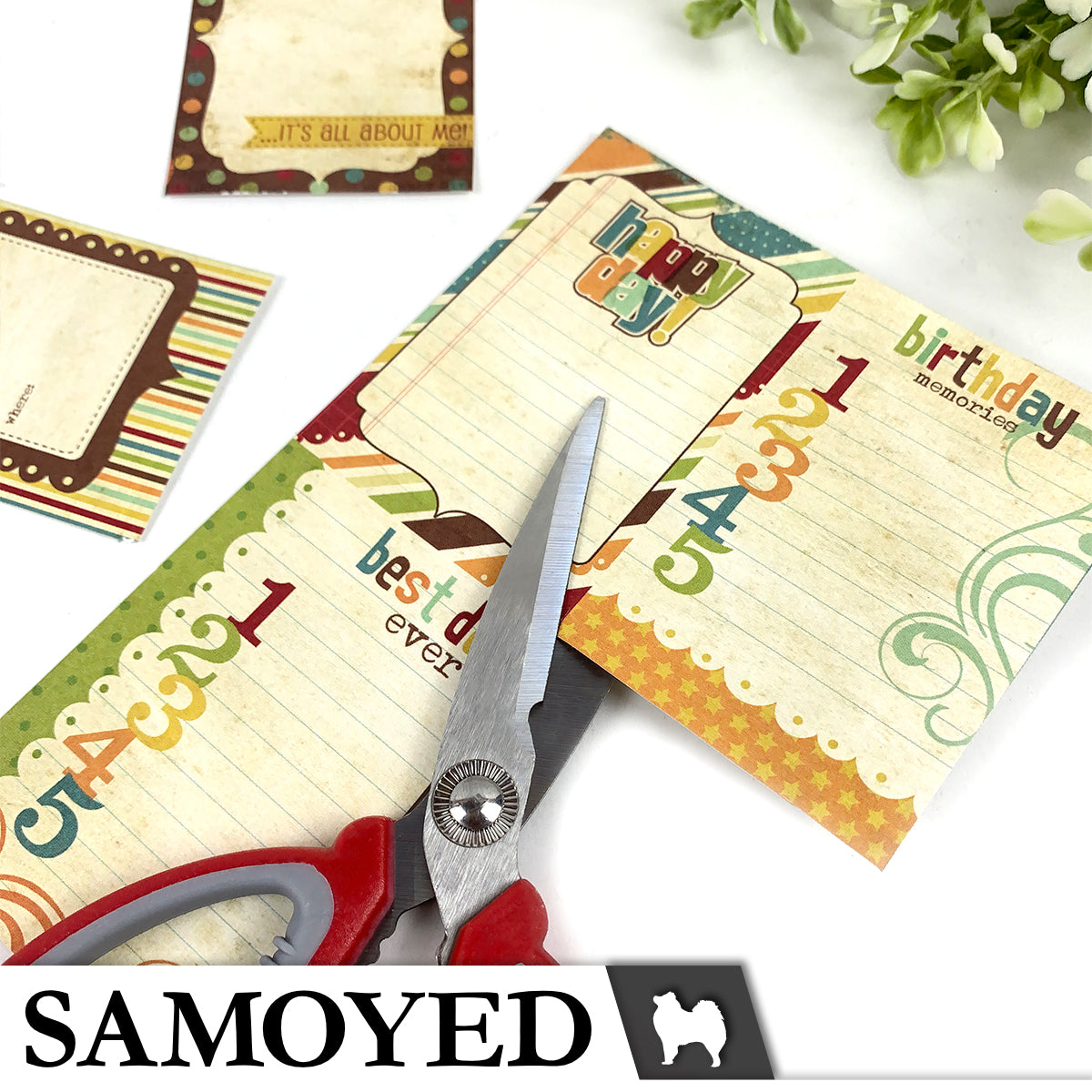 Scissors Samoyed SC-W23-15