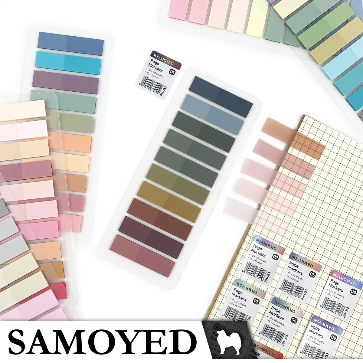 Page Markers Samoyed PM-J33