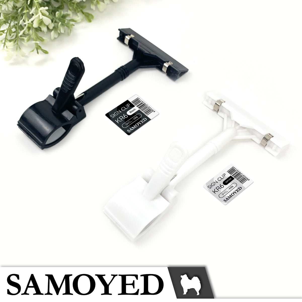 Sign Clip Samoyed SNCL-KR6