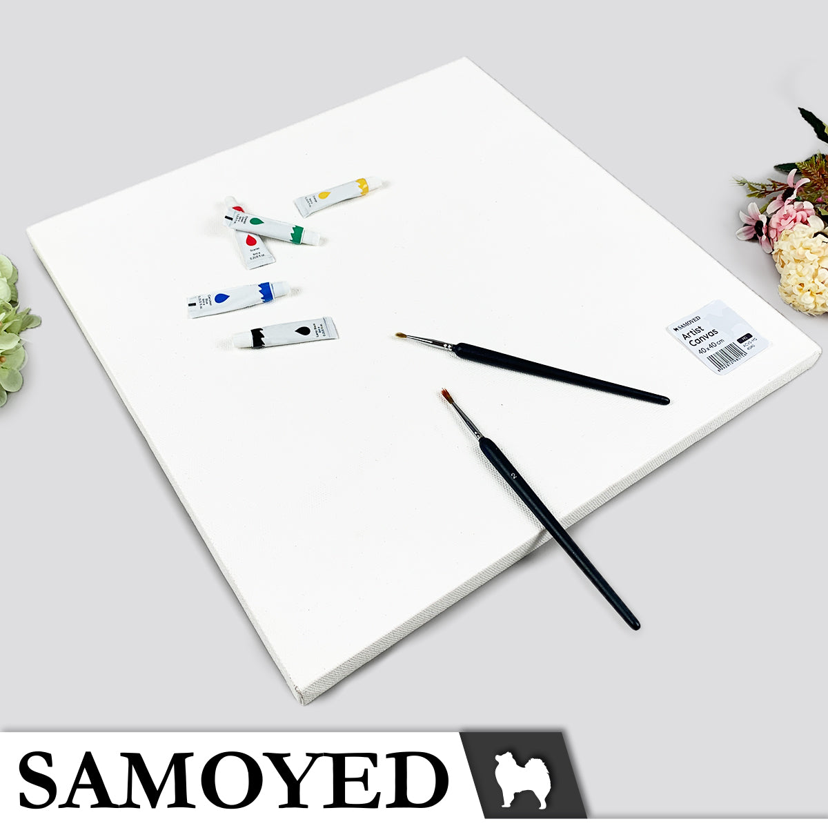 Artist Canvas Samoyed MS 40 x 40 cm