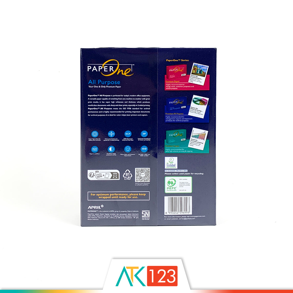 Kertas HVS Paper One A4 80 gsm