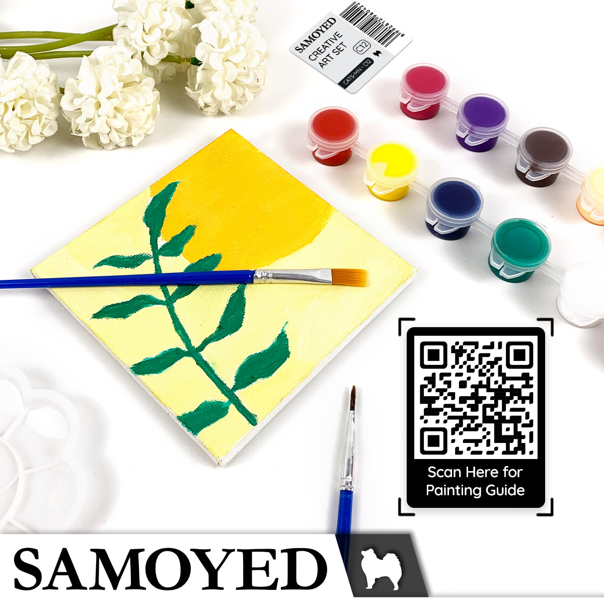 Creative Art Set Samoyed CATS-MN