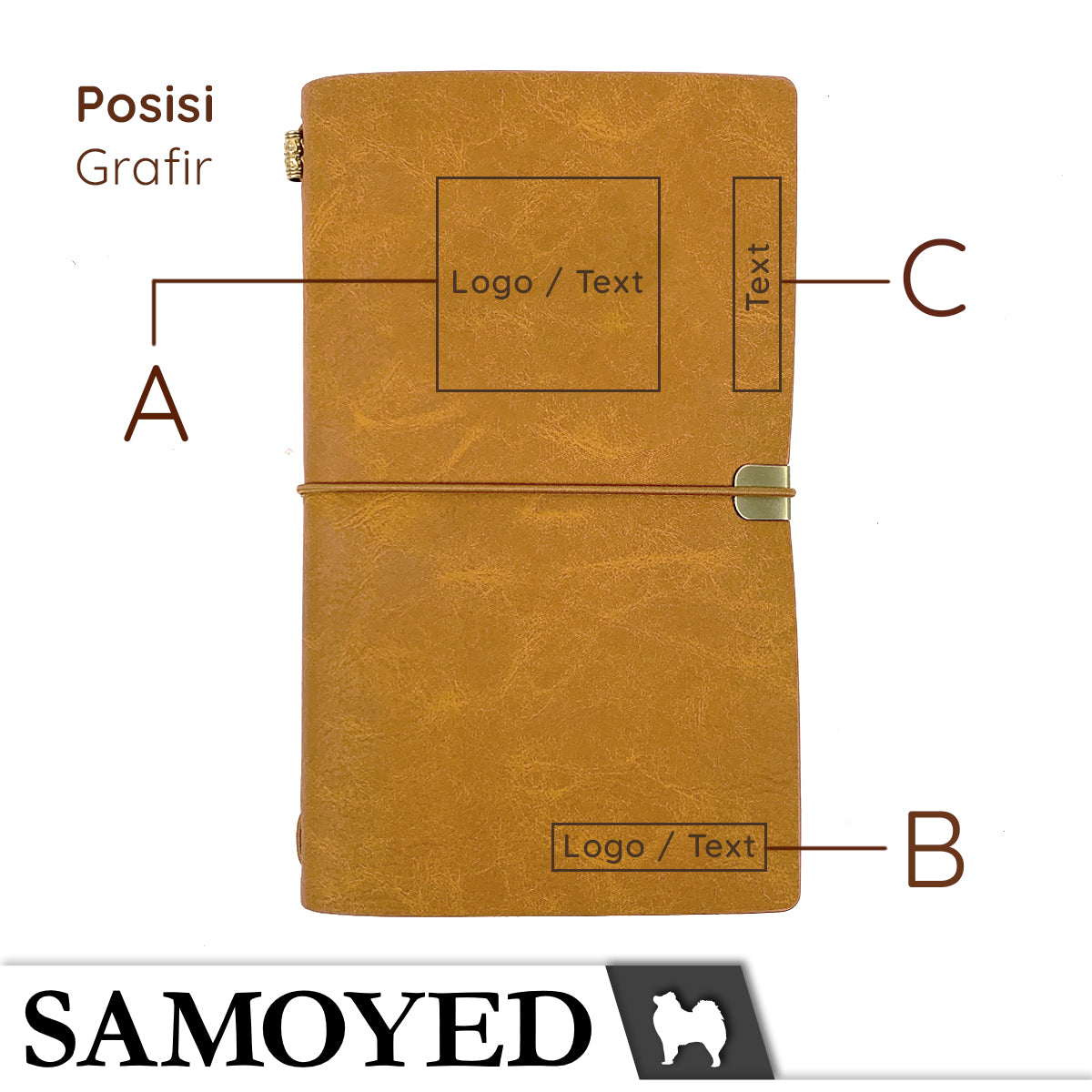 Traveler's Notebook Samoyed NBTV-CST-L6