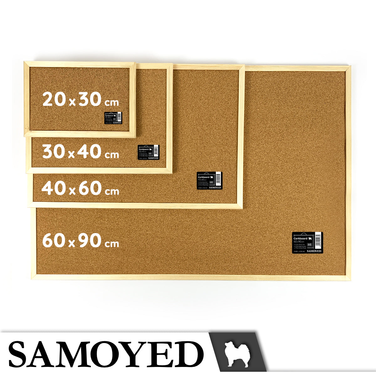 Corkboard Samoyed CKBD-L 20 x 30 cm