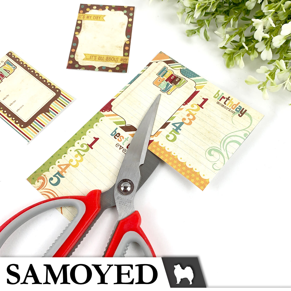 Scissors Samoyed SC-W23-19