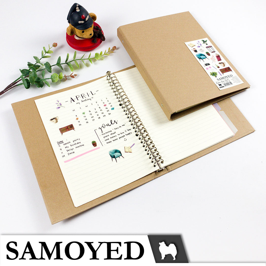 Binder Note B5 Samoyed BNSV-51