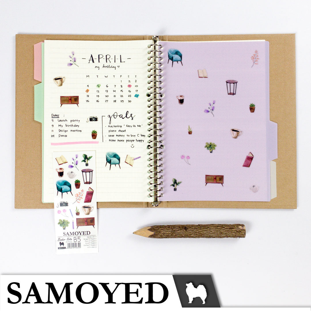 Binder Note B5 Samoyed BNSV-51