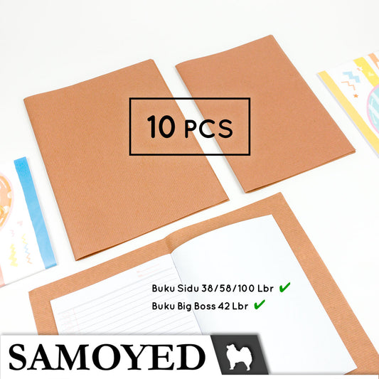 Book Covers Samoyed BKCV-BNP 10 Sheets