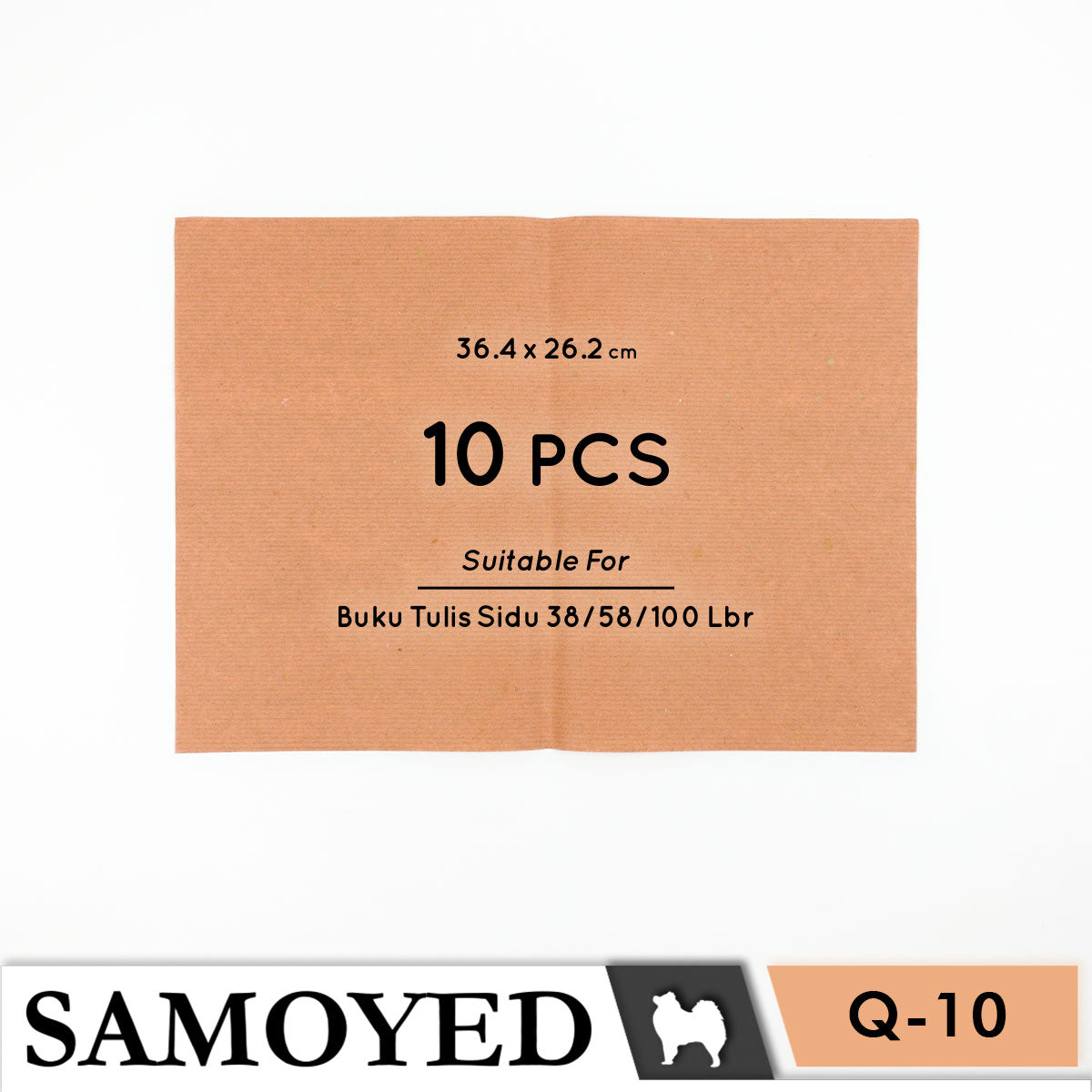Book Covers Samoyed BKCV-BNP 10 Sheets