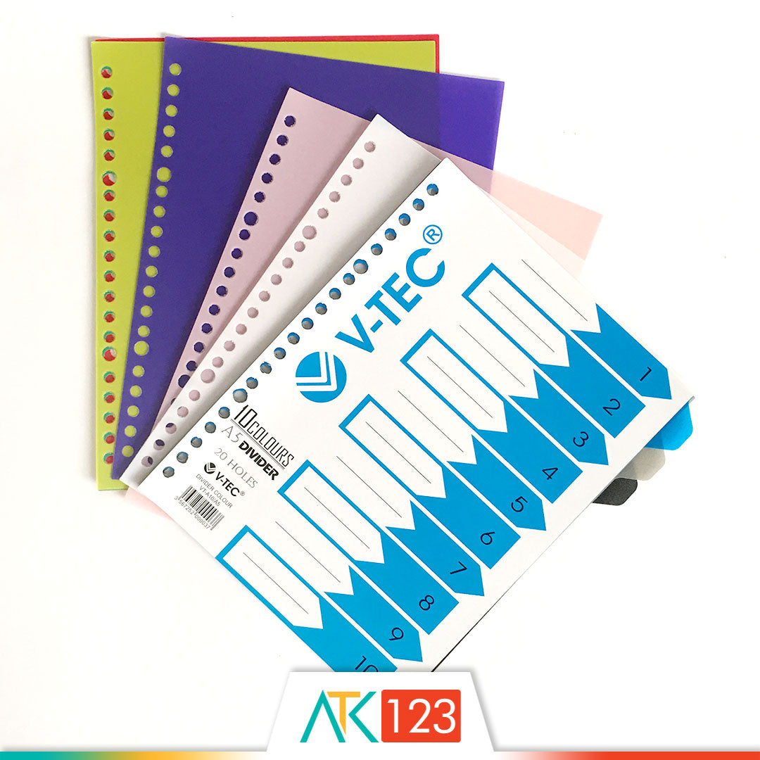 Divider for Binder Note A5 V-Tec VT-A10-A5