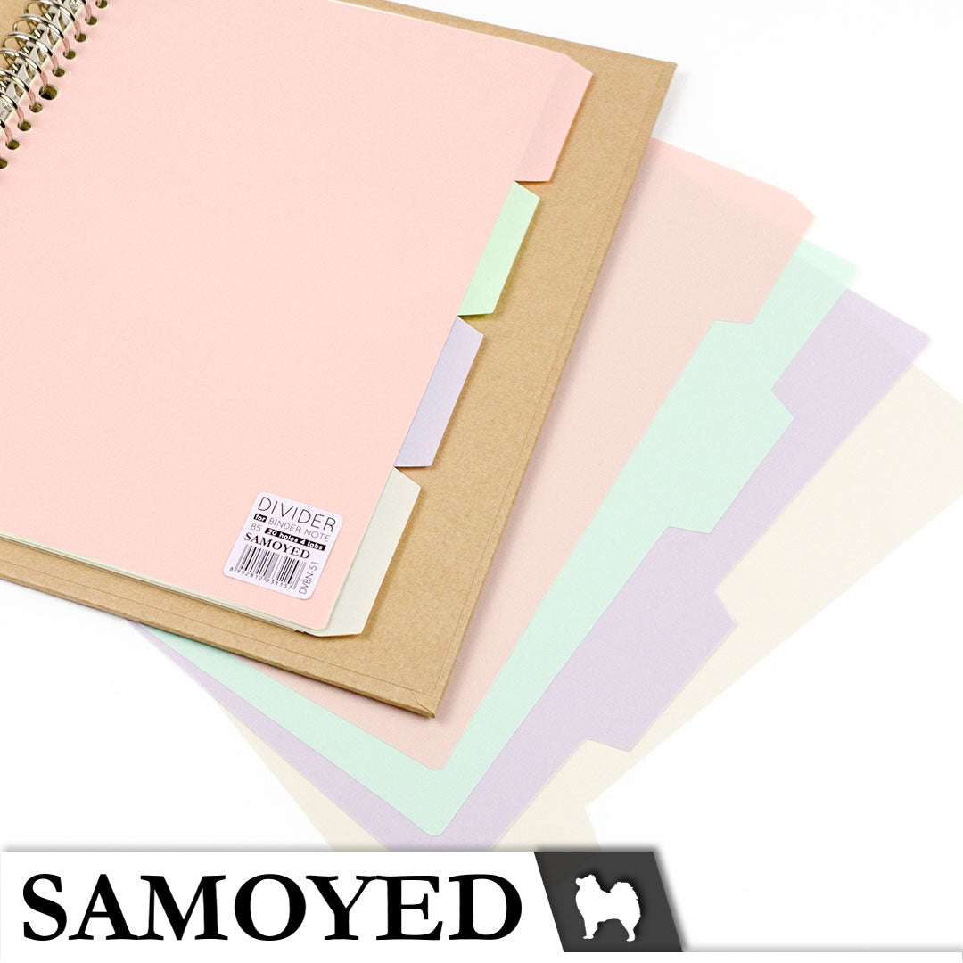 Divider for Binder Note B5 Samoyed DVBN-51