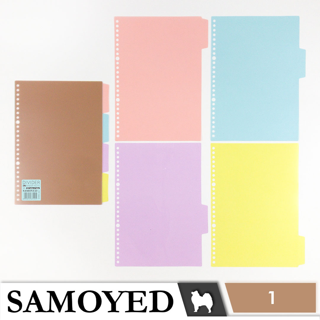 Divider for Binder Note B5 Samoyed DVBN-56