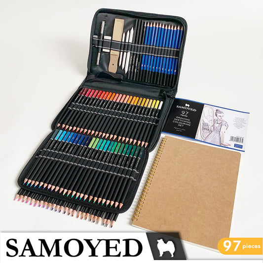 Drawing Sketching Colouring Set Samoyed DRSK-P97