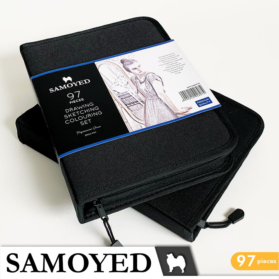 Drawing Sketching Colouring Set Samoyed DRSK-P97