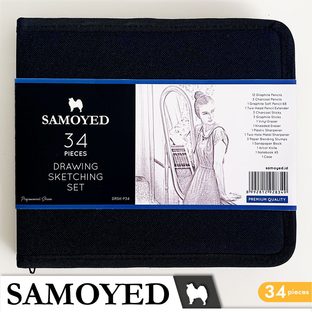 Drawing Sketching Set Samoyed DRSK-P34
