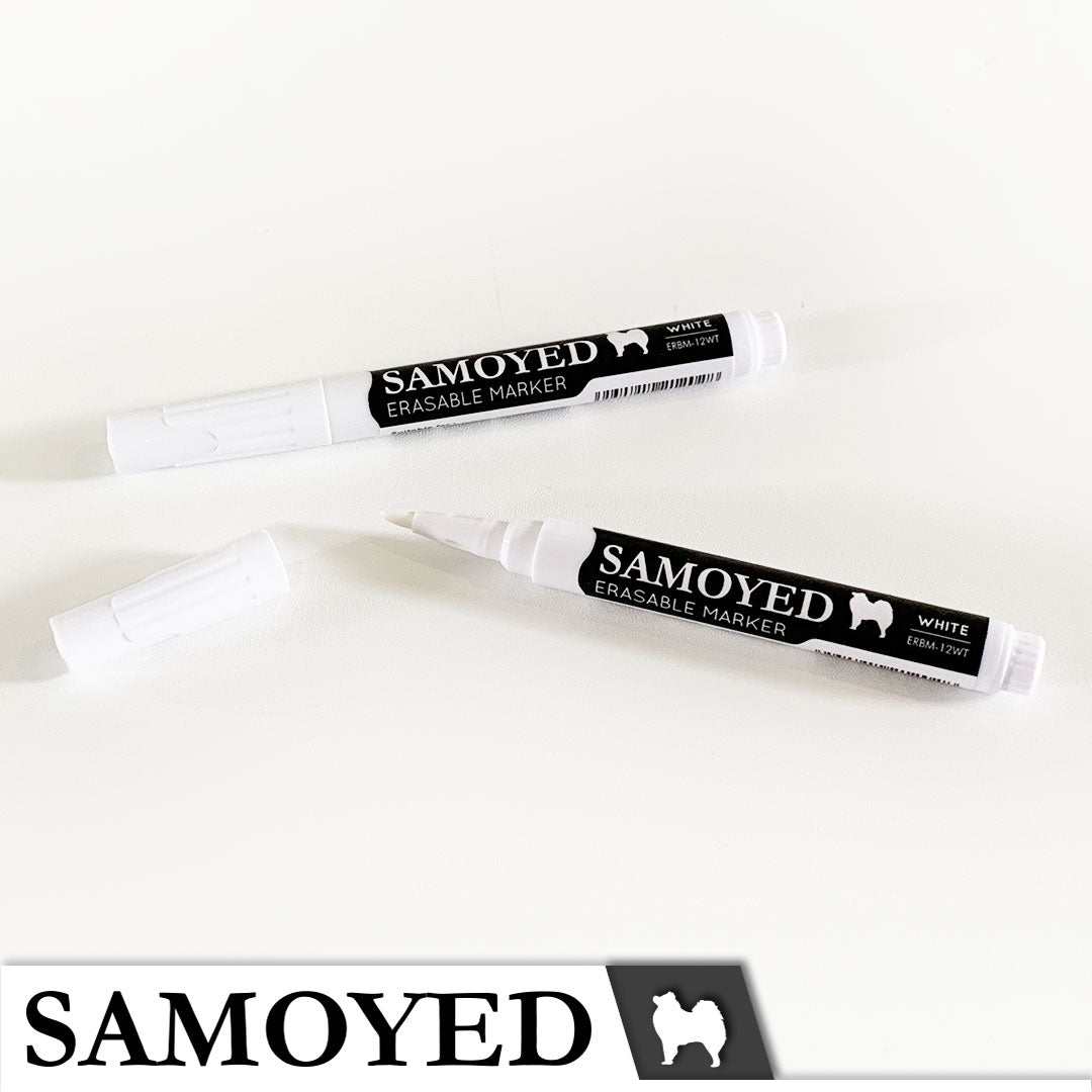 Erasable Marker Samoyed ERBM-12 White