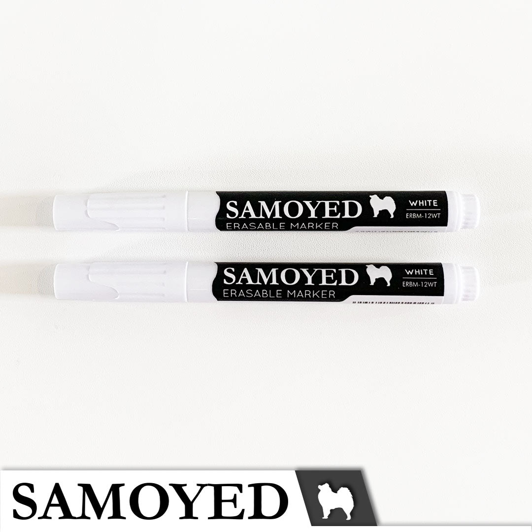 Erasable Marker Samoyed ERBM-12 White