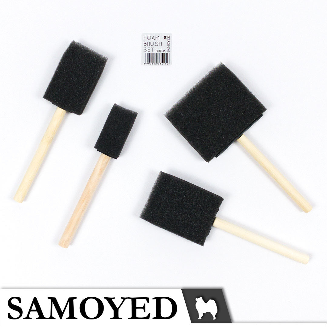 Foam Brush Set Samoyed FBRS-4K