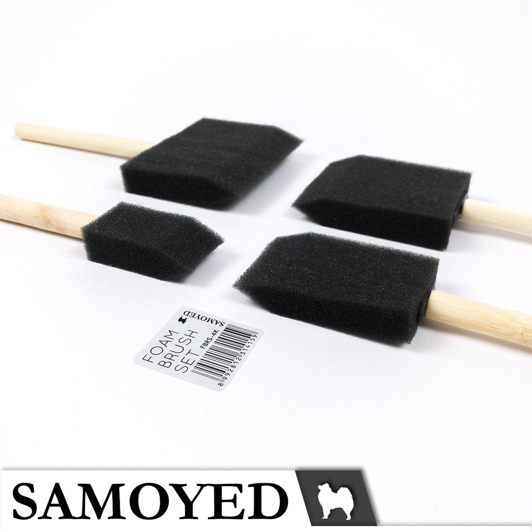 Foam Brush Set Samoyed FBRS-4K