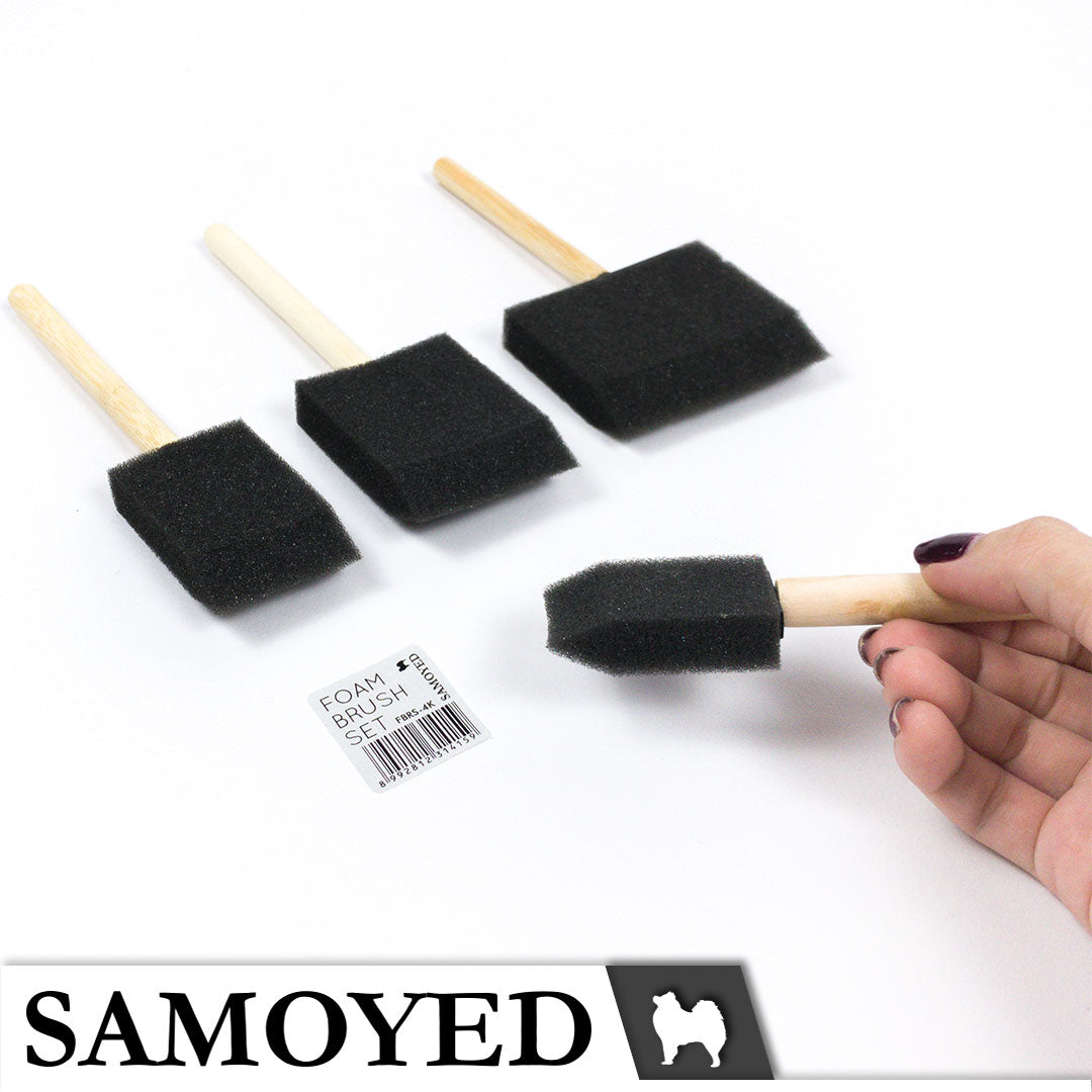 Foam Brush Set Samoyed FBRS-4K