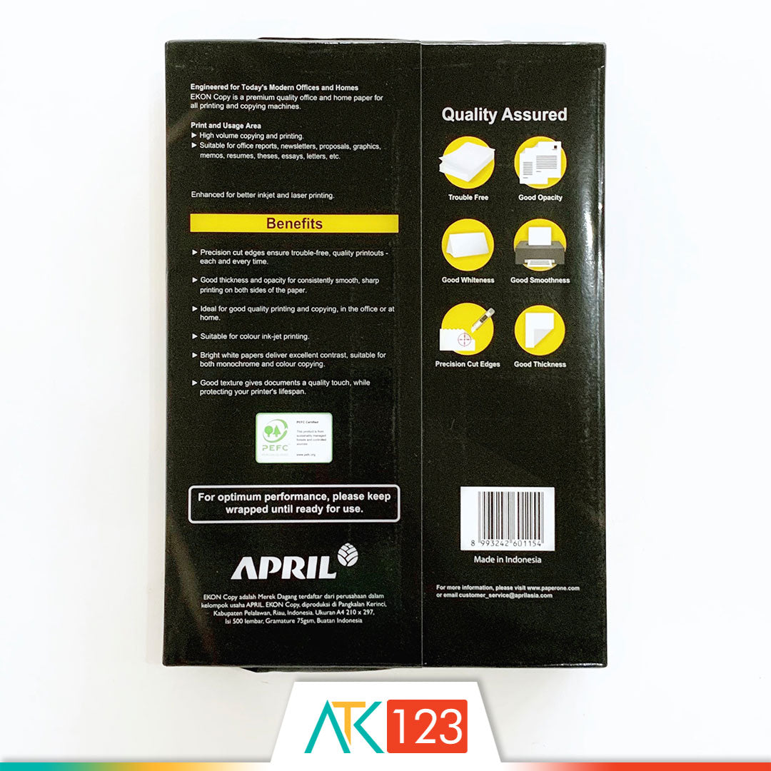 Kertas HVS Ekon Copy A4 75 gsm