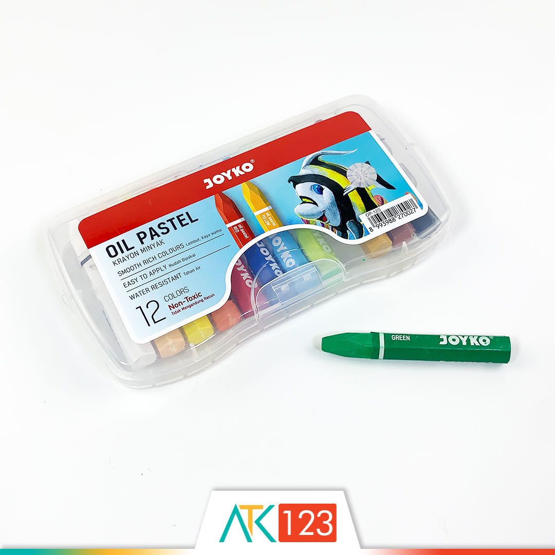 Krayon 12 Oil Pastels Joyko OP-12S