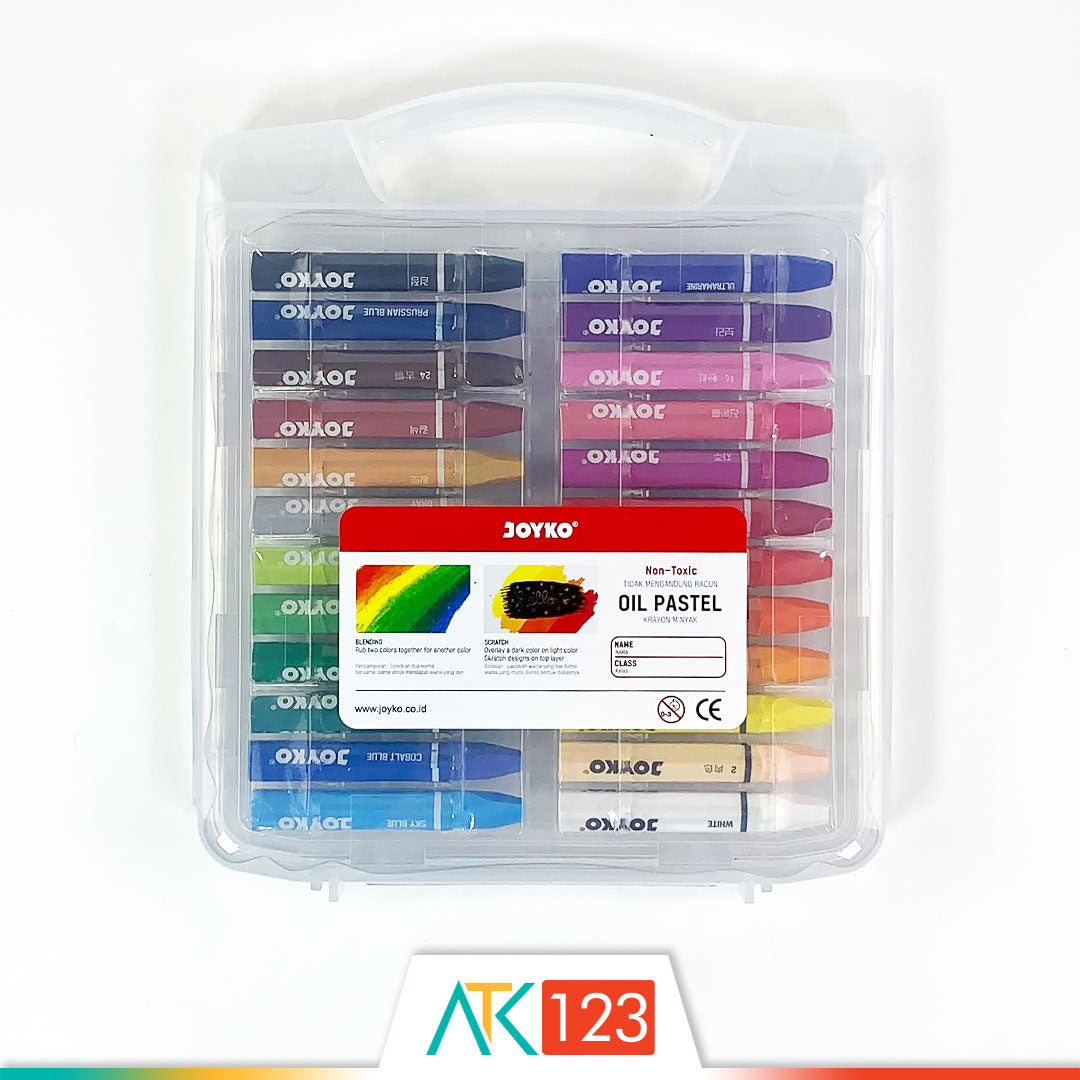Krayon 24 Oil Pastels Joyko OP-24S