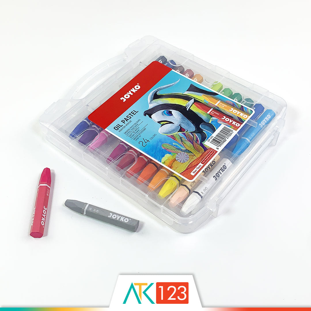 Krayon 24 Oil Pastels Joyko OP-24S