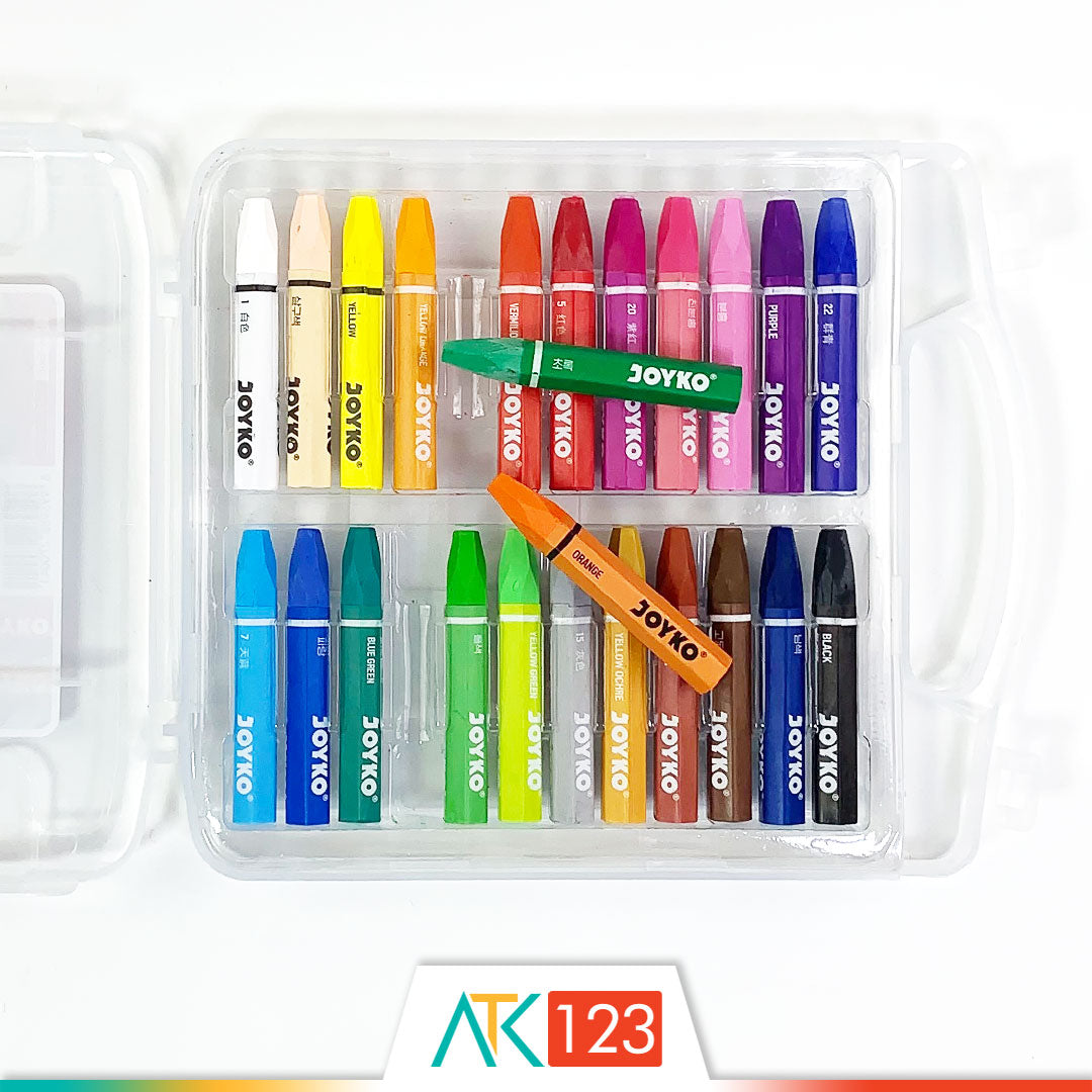 Krayon 24 Oil Pastels Joyko OP-24S